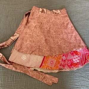 Darn Good Yarn Sari Wrap Skirt